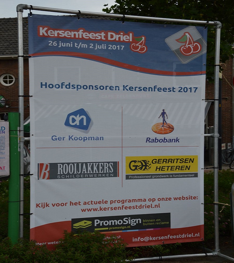 Hoofdsponsoren Kersenfeest Driel
